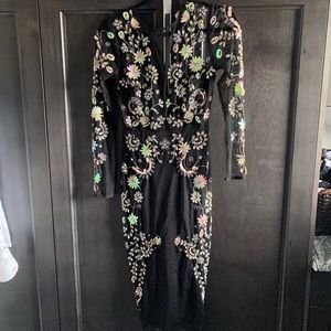 Embellished ASOS midi dress